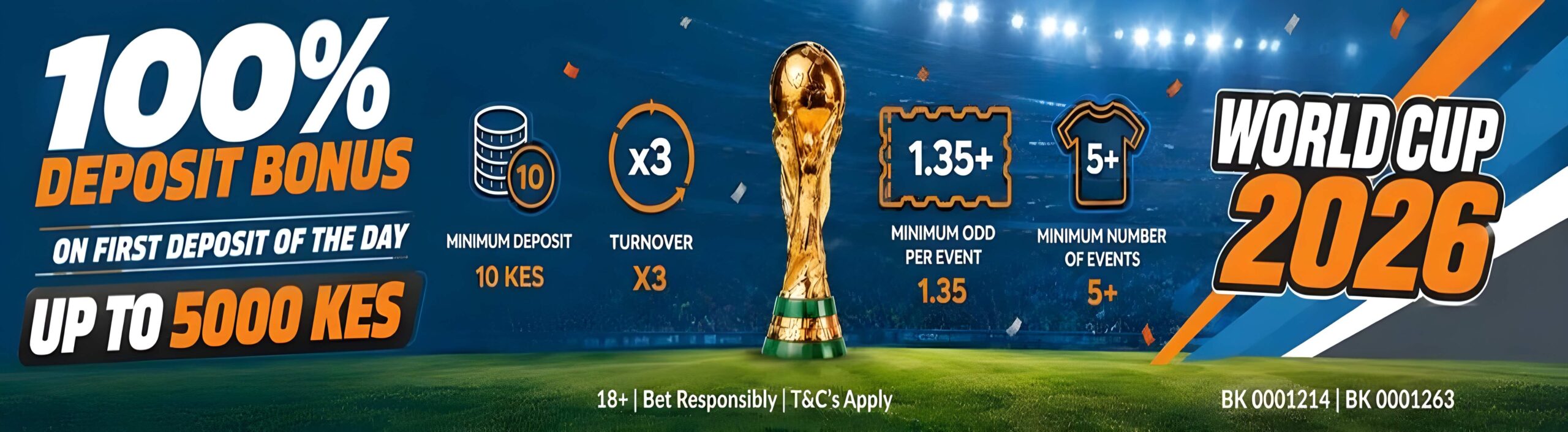 World Cup Daily Deposit Bonus