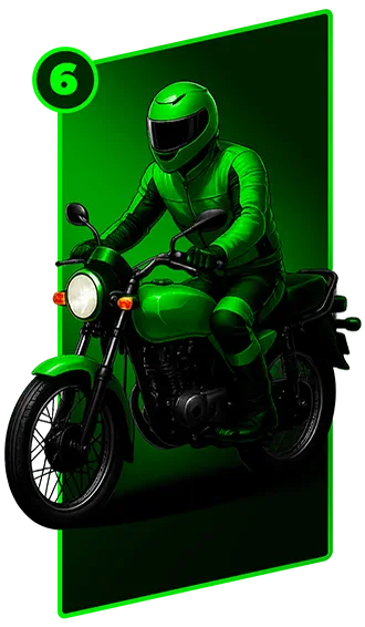 Racer 6 - Green