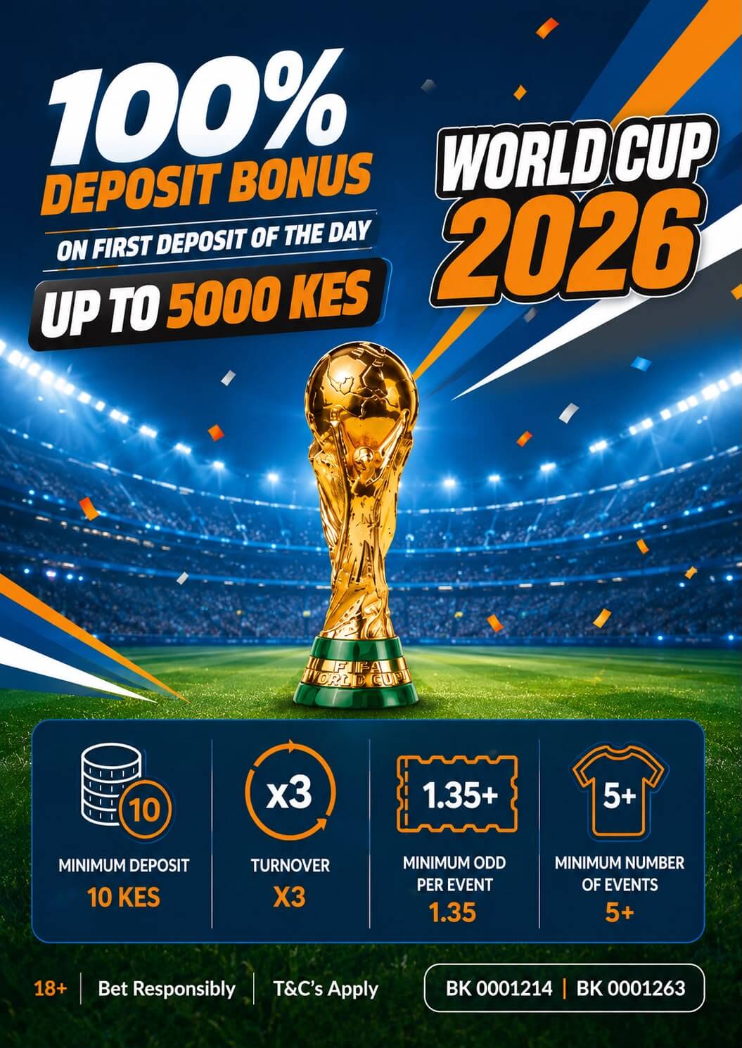 World Cup Daily Deposit Bonus